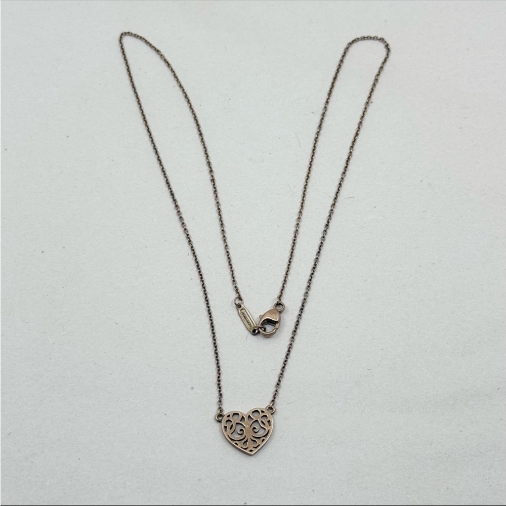 Tiffany and Co Rubedo Elegant Heart Pendant Necklace - Picture 2 of 4